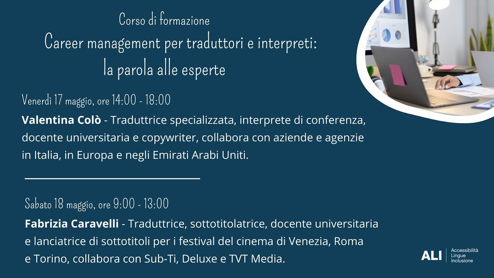 Locandina corso career management.